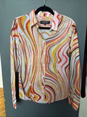 PAUL SMITH Black Label Gorgeous Luxury Italian Fabric Blouse Made in Portugal